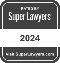 Super Lawyers Rising Stars 2024 selection badge